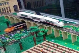 Fast moving lego trains