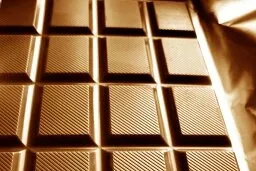 Photograph of a bar of chocolate 