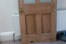 Photo of door taken out of its frame