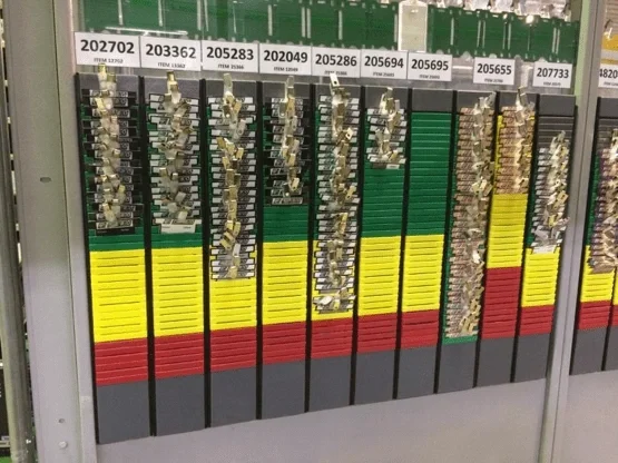 Kanban board in manufacturing